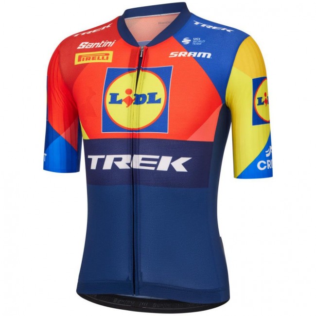 Bekleidung Herren Santini Lidl Trek 2025 Aero trikot Bekleidung Herren Santini Lidl Trek 2025 Aero trikot