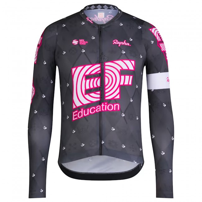 Bekleidung Herren Rapha EF Education EasyPost langarm trikot 2025 Bekleidung Herren Rapha EF Education EasyPost langarm trikot 2025