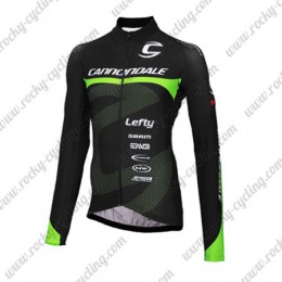 2016 Team Cannondale Winter Fahrradtrikot Langarm Schwarz Grün QXCV999 2016 Team Cannondale Winter Fahrradtrikot Langarm Schwarz Grün QXCV999