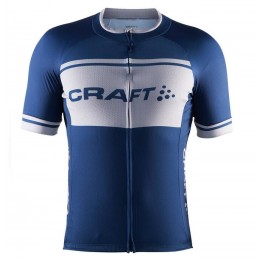 2016 CRAFT Classic Logo Radtrikot Kurzarm blau grau QSGS653