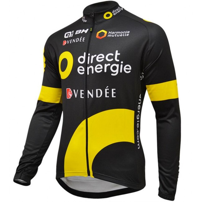 2016 Direct Energie Fahrradtrikot Langarm VEEY902 2016 Direct Energie Fahrradtrikot Langarm VEEY902