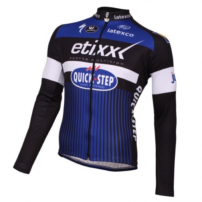 2016 Etixx-Quick Step Blau Radtrikot Langarm RIQZ567 2016 Etixx-Quick Step Blau Radtrikot Langarm RIQZ567