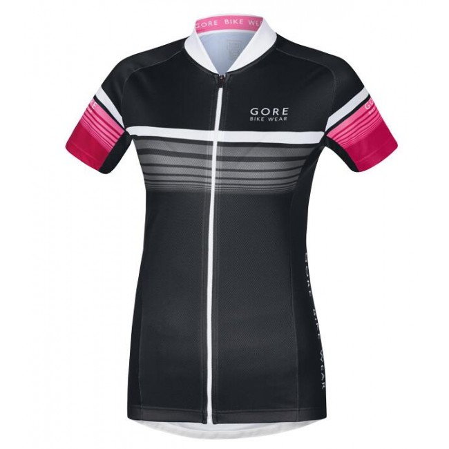 2016 GORE Radtrikot Kurzarm Damen Element Speedy schwarz rose Fuchsie AJIG477 2016 GORE Radtrikot Kurzarm Damen Element Speedy schwarz rose Fuchsie AJIG477