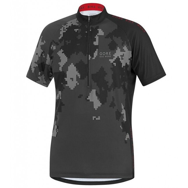 2016 GORE Element Digit Camo anthracite grau Radtrikot Kurzarm PKAB493 2016 GORE Element Digit Camo anthracite grau Radtrikot Kurzarm PKAB493