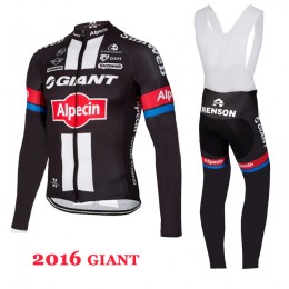 2016 Giant Fahrradbekleidung Radtrikot Satz Langarm und Lange Trägerhose LSPR998 2016 Giant Fahrradbekleidung Radtrikot Satz Langarm und Lange Trägerhose LSPR998