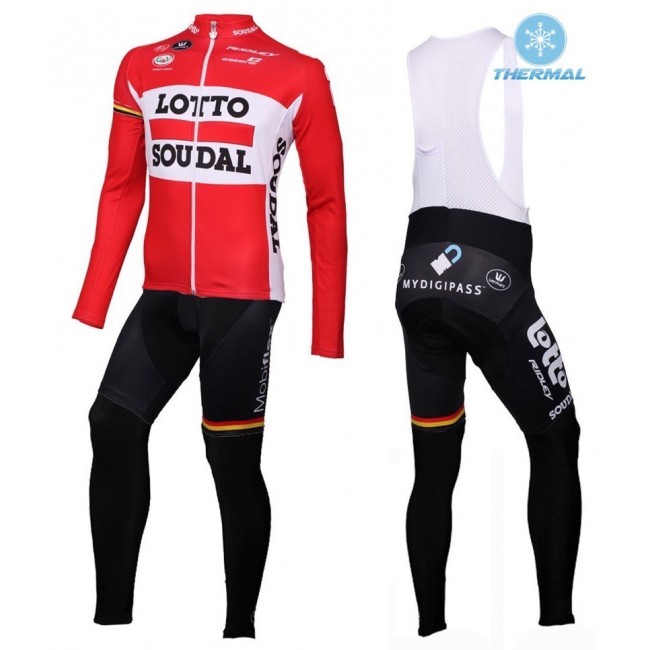 2016 Lotto Soudal Rot thermisch Fahrradbekleidung Satz Radtrikot Langarm+Lang Trägerhose CSOZ686 2016 Lotto Soudal Rot thermisch Fahrradbekleidung Satz Radtrikot Langarm+Lang Trägerhose CSOZ686