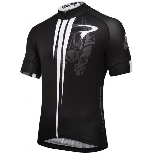 2016 Pinarello Rhino Radtrikot Kurzarm schwarz Weiß MMAP755 2016 Pinarello Rhino Radtrikot Kurzarm schwarz Weiß MMAP755