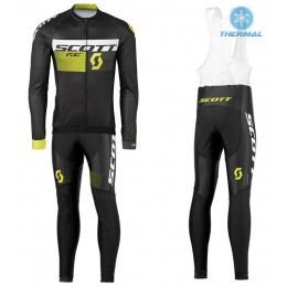 2016 Scott RC Schwarz-Gelb thermisch Fahrradbekleidung Satz Radtrikot Langarm+Lang Trägerhose TIEB503 2016 Scott RC Schwarz-Gelb thermisch Fahrradbekleidung Satz Radtrikot Langarm+Lang Trägerhose TIEB503