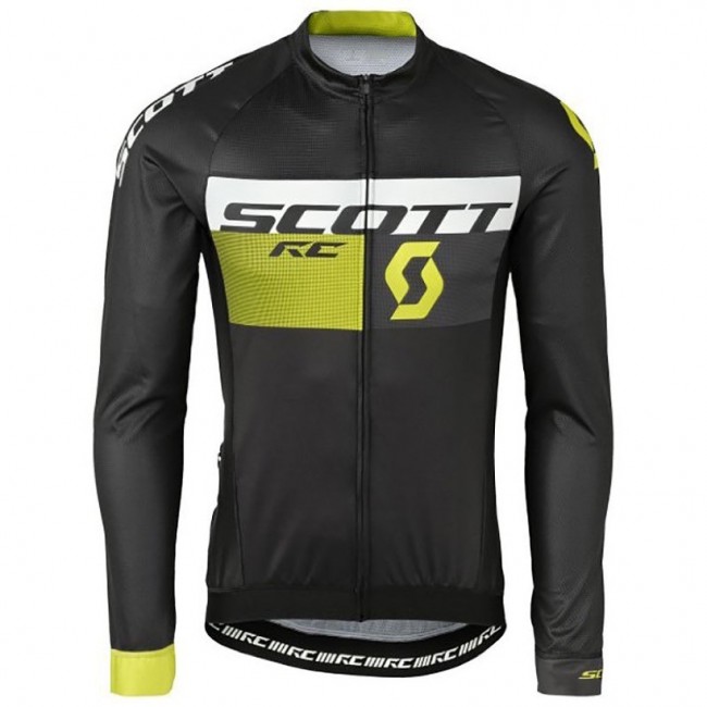 2016 Scott RC Schwarz-Gelb Radtrikot Langarm WDPV454 2016 Scott RC Schwarz-Gelb Radtrikot Langarm WDPV454