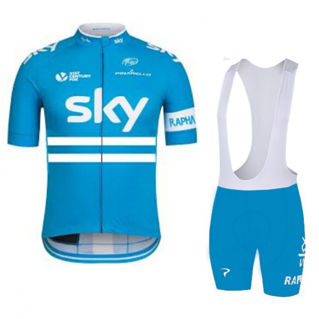 2016 SKY Blau Fahrradbekleidung Satz Fahrradtrikot Kurzarm Trikot und Kurz Trägerhose CPFE983 2016 SKY Blau Fahrradbekleidung Satz Fahrradtrikot Kurzarm Trikot und Kurz Trägerhose CPFE983