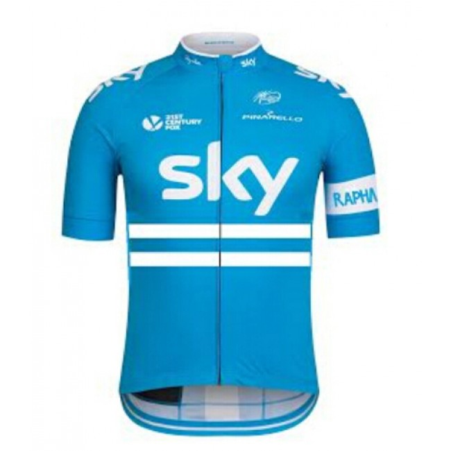 2016 SKY Blau Radtrikot Kurzarm KTFA237 2016 SKY Blau Radtrikot Kurzarm KTFA237