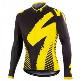 2016 Specialized Team LS Schwarz-Gelb Radtrikot Langarm JZKU869 2016 Specialized Team LS Schwarz-Gelb Radtrikot Langarm JZKU869