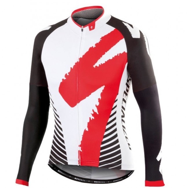 2016 Specialized Team LS Weiß-Rot Radtrikot Langarm OHWI119 2016 Specialized Team LS Weiß-Rot Radtrikot Langarm OHWI119