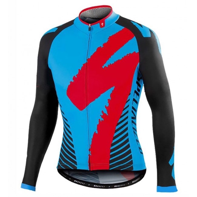 2016 Specialized Team LS Schwarz-Blau Radtrikot Langarm UJCL565 2016 Specialized Team LS Schwarz-Blau Radtrikot Langarm UJCL565