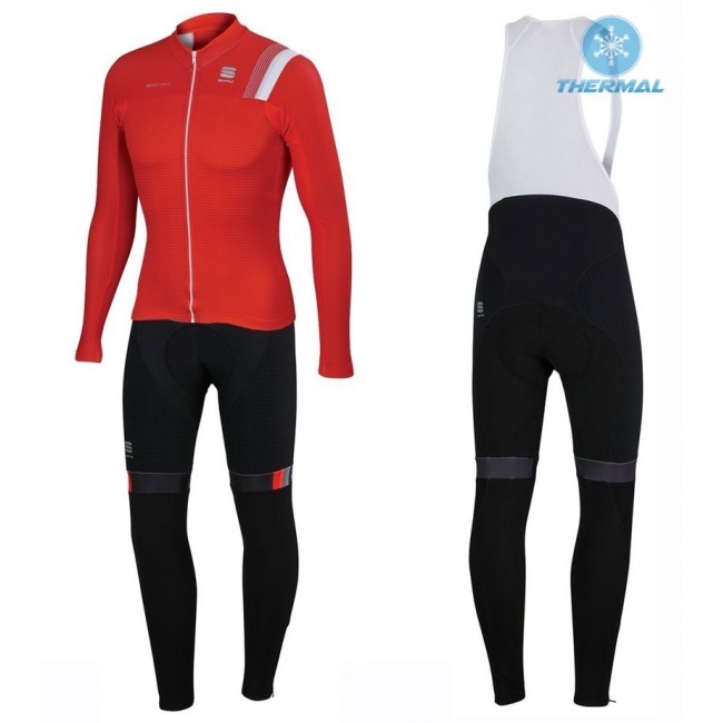 2016 Sportful JSW Rot thermisch Fahrradbekleidung Satz Radtrikot Langarm+Lang Trägerhose BWHQ679 2016 Sportful JSW Rot thermisch Fahrradbekleidung Satz Radtrikot Langarm+Lang Trägerhose BWHQ679