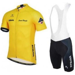 2016 Strava gelb Fahrradbekleidung Satz Fahrradtrikot Kurzarm Trikot und Kurz Trägerhose ARKH940 2016 Strava gelb Fahrradbekleidung Satz Fahrradtrikot Kurzarm Trikot und Kurz Trägerhose ARKH940