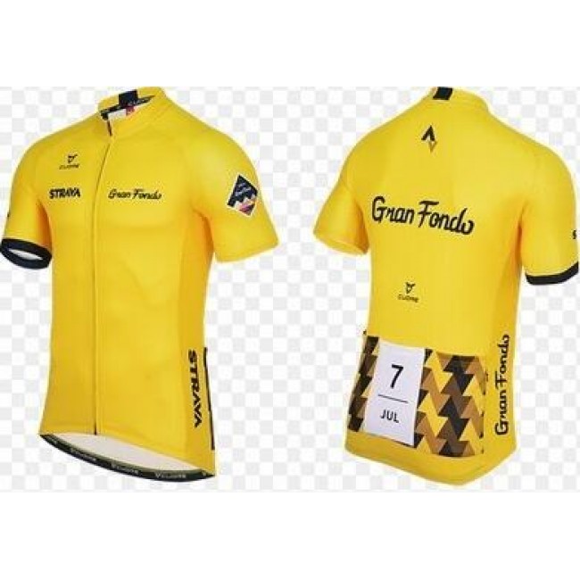 2016 Strava Radtrikot Kurzarm gelb WOGT675 2016 Strava Radtrikot Kurzarm gelb WOGT675
