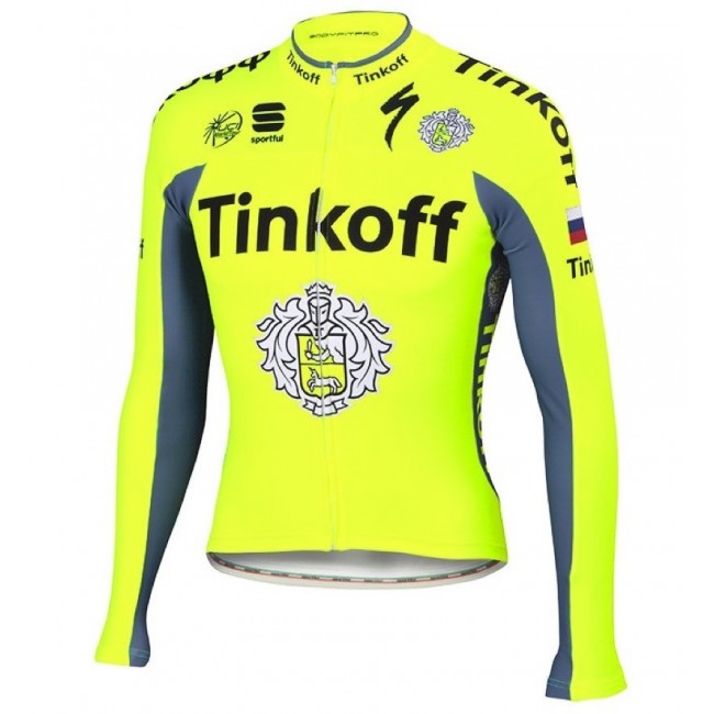 2016 Tinkoff Race Team Radtrikot Langarm FDFU327 2016 Tinkoff Race Team Radtrikot Langarm FDFU327