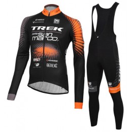 2016 Trek Selle San Marco Fahrradbekleidung Radtrikot Satz Langarm und Lange Trägerhose AOOW763