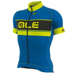 2017 Ale Graphics PRR Bermuda Radtrikot Kurzarm Blau Gelb Fluo 378YREV 2017 Ale Graphics PRR Bermuda Radtrikot Kurzarm Blau Gelb Fluo 378YREV