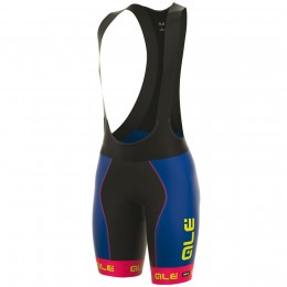 2017 Damen Ale PRR Bermuda Kurz Trägerhose Blau Pink Fluo 985NYYV