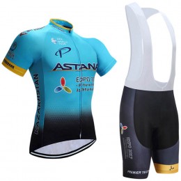 2017 Astana Fahrradbekleidung Satz Radtrikot Kurzarm+Kurz Trägerhose 553WGCL 2017 Astana Fahrradbekleidung Satz Radtrikot Kurzarm+Kurz Trägerhose 553WGCL