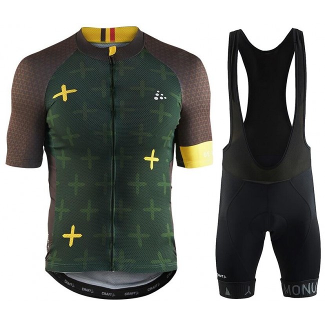 CRAFT MONUMENTS De Ronde 2017 Fahrradbekleidung Satz Radtrikot Kurzarm+Kurz Trägerhose 855GGMW CRAFT MONUMENTS De Ronde 2017 Fahrradbekleidung Satz Radtrikot Kurzarm+Kurz Trägerhose 855GGMW