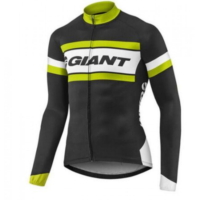 2017 Giant Gelb Schwarz Radtrikot Langarm 958MXFZ 2017 Giant Gelb Schwarz Radtrikot Langarm 958MXFZ