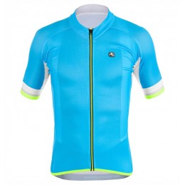 2017 Giordana Silber Line Blau Radtrikot Kurzarm 341PYLE