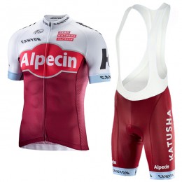 KATUSHA Alpecin Pro 2017 Fahrradbekleidung Satz Radtrikot Kurzarm+Kurz Trägerhose 635RPMX KATUSHA Alpecin Pro 2017 Fahrradbekleidung Satz Radtrikot Kurzarm+Kurz Trägerhose 635RPMX