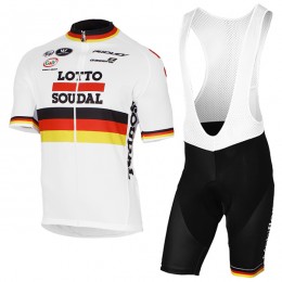 2017 LOTTO SOUDAL Germany Weiß Fahrradbekleidung Satz Radtrikot Kurzarm+Kurz Trägerhose 181TUSW 2017 LOTTO SOUDAL Germany Weiß Fahrradbekleidung Satz Radtrikot Kurzarm+Kurz Trägerhose 181TUSW