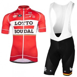 2017 LOTTO SOUDAL Fahrradbekleidung Satz Radtrikot Kurzarm+Kurz Trägerhose 347JLZC 2017 LOTTO SOUDAL Fahrradbekleidung Satz Radtrikot Kurzarm+Kurz Trägerhose 347JLZC