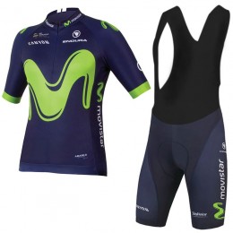 2017 Movistar Fahrradbekleidung Satz Radtrikot Kurzarm+Kurz Trägerhose 160YXLH 2017 Movistar Fahrradbekleidung Satz Radtrikot Kurzarm+Kurz Trägerhose 160YXLH