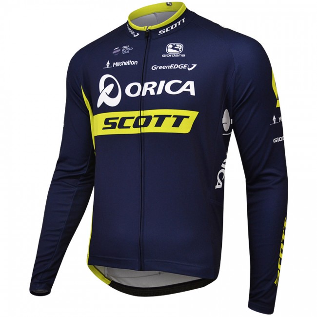 2017 Orica Scott Radtrikot Langarm 463JYBI 2017 Orica Scott Radtrikot Langarm 463JYBI