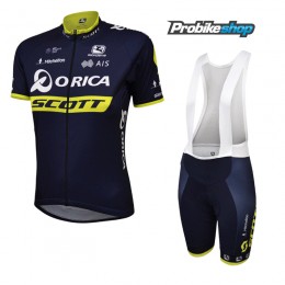Damen Orica Scott Pro 2017 Fahrradbekleidung Satz Radtrikot Kurzarm+Kurz Trägerhose Schwarz 281UJOO Damen Orica Scott Pro 2017 Fahrradbekleidung Satz Radtrikot Kurzarm+Kurz Trägerhose Schwarz 281UJOO