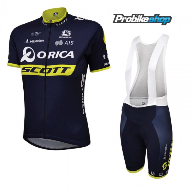 Damen Orica Scott Pro 2017 Fahrradbekleidung Satz Radtrikot Kurzarm+Kurz Trägerhose Schwarz 281UJOO Damen Orica Scott Pro 2017 Fahrradbekleidung Satz Radtrikot Kurzarm+Kurz Trägerhose Schwarz 281UJOO