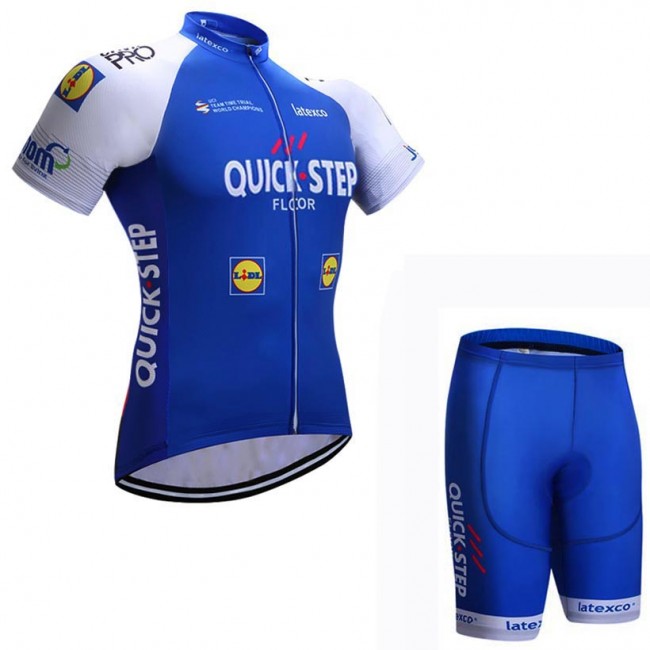 2017 Quick Step Floors Fahrradbekleidung Satz Radtrikot Kurzarm+Kurz Radhose 719TXGG 2017 Quick Step Floors Fahrradbekleidung Satz Radtrikot Kurzarm+Kurz Radhose 719TXGG
