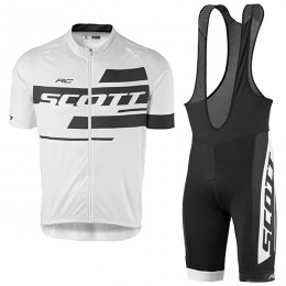 2017 Scott Rc Weiß Schwarz Fahrradbekleidung Satz Radtrikot Kurzarm+Kurz Trägerhose vente 688ZCSX 2017 Scott Rc Weiß Schwarz Fahrradbekleidung Satz Radtrikot Kurzarm+Kurz Trägerhose vente 688ZCSX