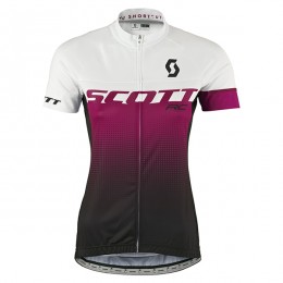 2017 Scott Damen Weiß violett Radtrikot Kurzarm 939PMJG 2017 Scott Damen Weiß violett Radtrikot Kurzarm 939PMJG