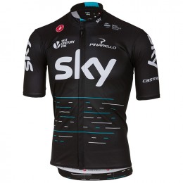 2017 Sky Pro Radtrikot Kurzarm Schwarz 621QDMR 2017 Sky Pro Radtrikot Kurzarm Schwarz 621QDMR