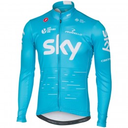 Sky Pro 2017 Radtrikot Langarm Blau 450YMNT Sky Pro 2017 Radtrikot Langarm Blau 450YMNT