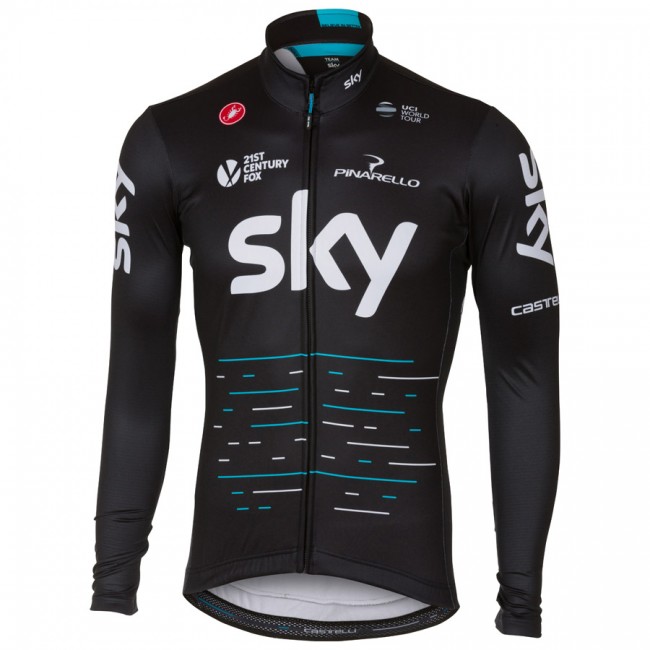 Sky Pro 2017 Radtrikot Langarm Schwarz 869XPPK Sky Pro 2017 Radtrikot Langarm Schwarz 869XPPK