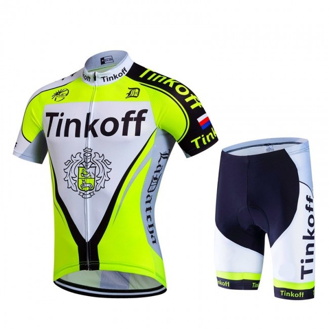 2017 Tinkoff Gelb Fahrradbekleidung Satz Radtrikot Kurzarm+Kurz Radhose 912WZKE 2017 Tinkoff Gelb Fahrradbekleidung Satz Radtrikot Kurzarm+Kurz Radhose 912WZKE