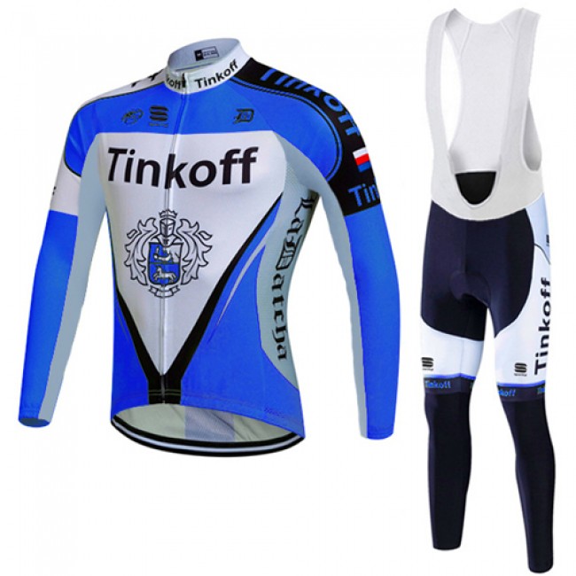 2017 Tinkoff Blau Fahrradbekleidung Satz Radtrikot Langarm+Lang Trägerhose 917JMIJ 2017 Tinkoff Blau Fahrradbekleidung Satz Radtrikot Langarm+Lang Trägerhose 917JMIJ