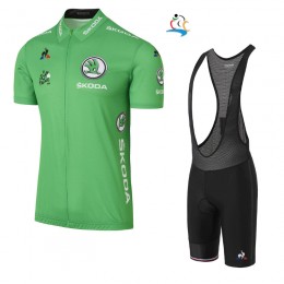 2017 Tour de France Grün Fahrradbekleidung Satz Radtrikot Kurzarm+Kurz Trägerhose Schwarz 132RXEO 2017 Tour de France Grün Fahrradbekleidung Satz Radtrikot Kurzarm+Kurz Trägerhose Schwarz 132RXEO