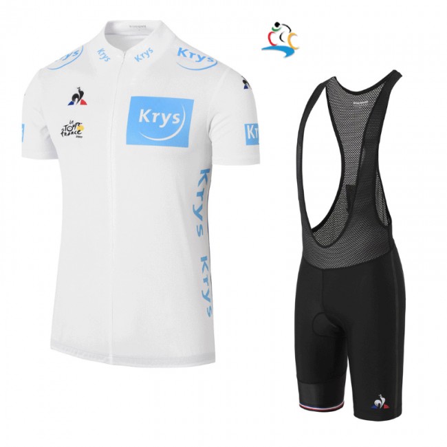 2017 Tour de France Weiß Fahrradbekleidung Satz Radtrikot Kurzarm+Kurz Trägerhose Schwarz 661MHZJ 2017 Tour de France Weiß Fahrradbekleidung Satz Radtrikot Kurzarm+Kurz Trägerhose Schwarz 661MHZJ