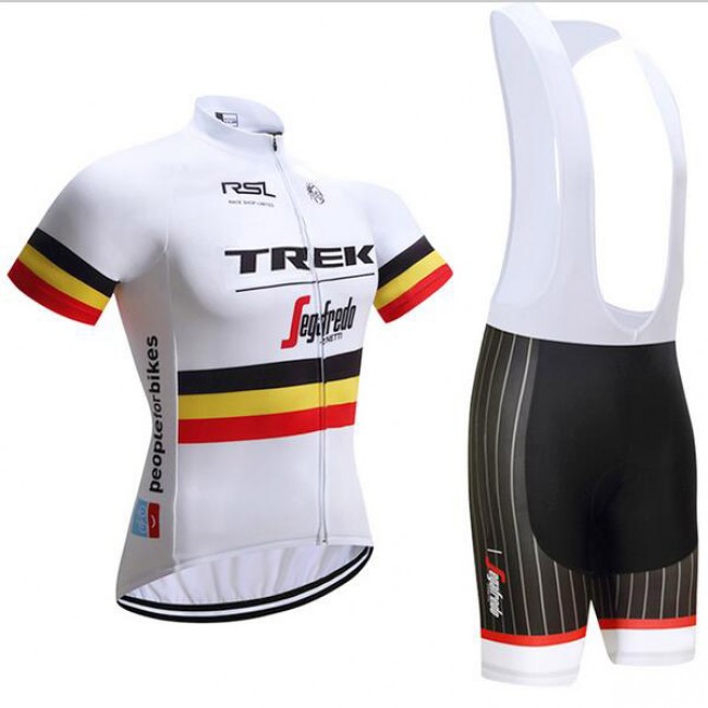 Trek Segafredo 2017 Fahrradbekleidung Satz Radtrikot Kurzarm+Kurz Trägerhose Weiß 306PQON Trek Segafredo 2017 Fahrradbekleidung Satz Radtrikot Kurzarm+Kurz Trägerhose Weiß 306PQON