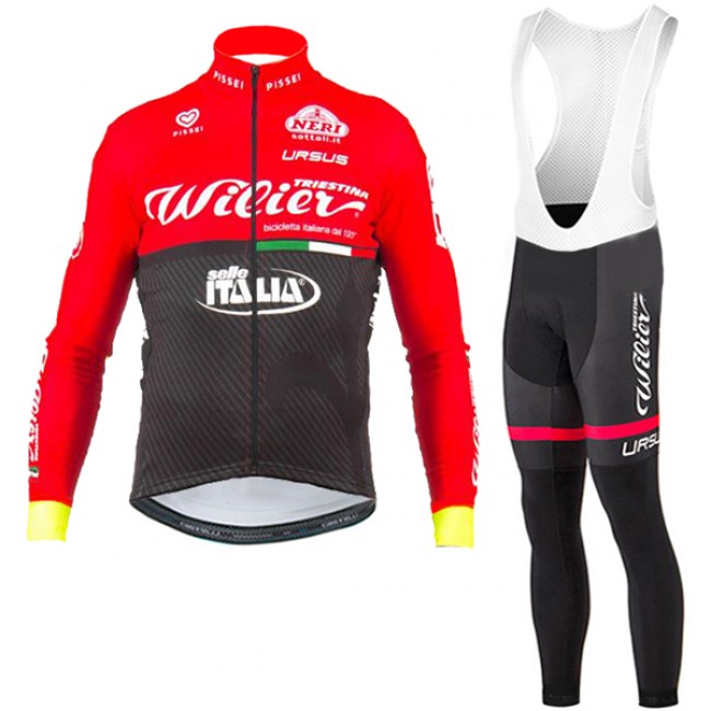 WILIER SELLE ITALIA 2017 Pro Fahrradbekleidung Satz Radtrikot Langarm+Lang Trägerhose 707QEVA WILIER SELLE ITALIA 2017 Pro Fahrradbekleidung Satz Radtrikot Langarm+Lang Trägerhose 707QEVA
